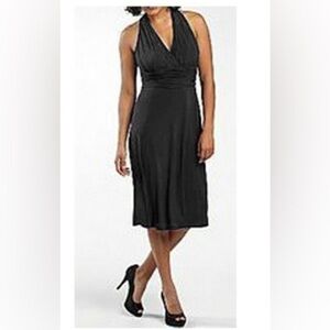 EVAN PICONE |Party |Cocktail|Sequins| Satin Waistband |Swing Dress|Black|Size 10